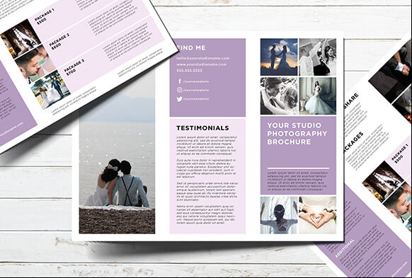 kostenlose Vorlagen für Fotobroschüren