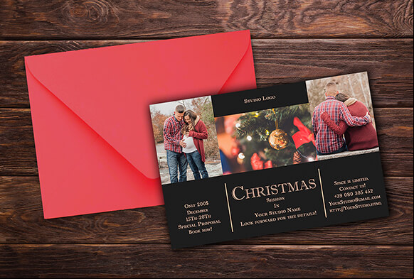 Vorlagen für Weihnachts-Mini-Sessions
