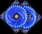 conisy blue fan