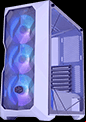 tempered glass pc case cooler master