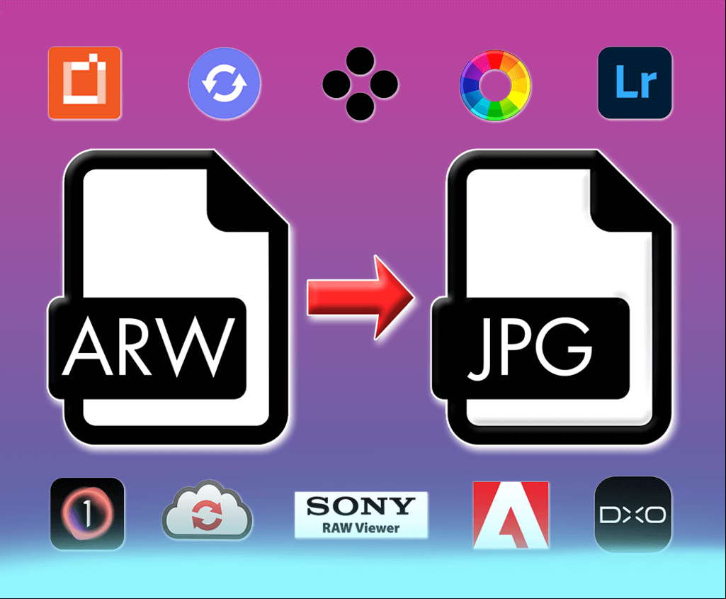 best arw to jpg converter