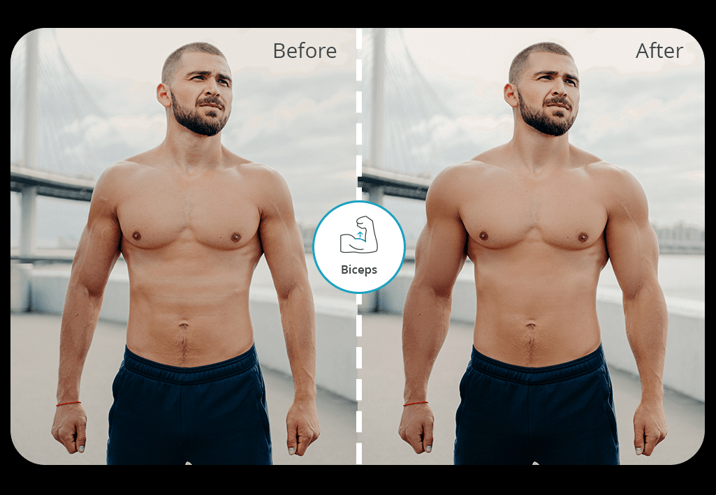 biceps photo editor cover