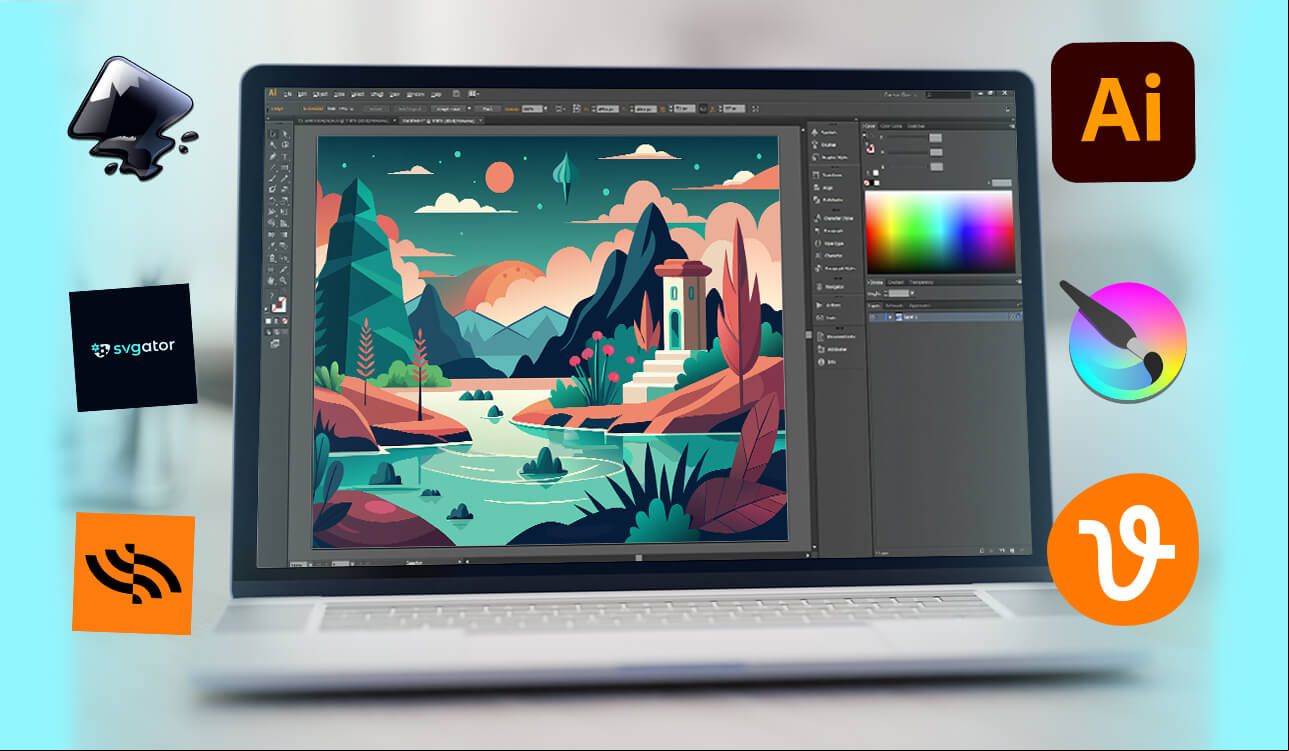 vector art program cover