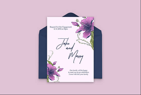 kostenlose hochzeitseinladungsvorlagen banner