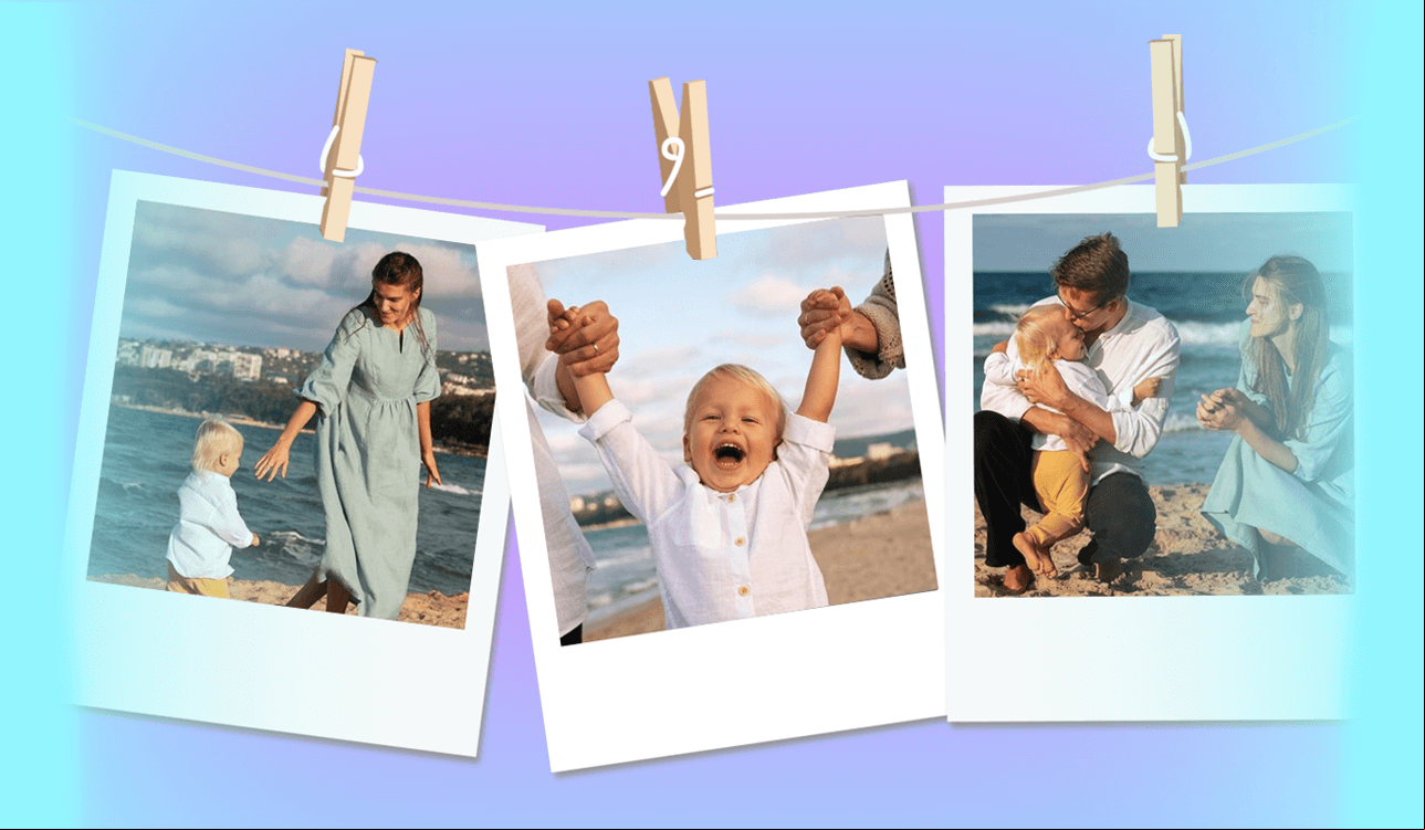 how to turn photos into polaroids