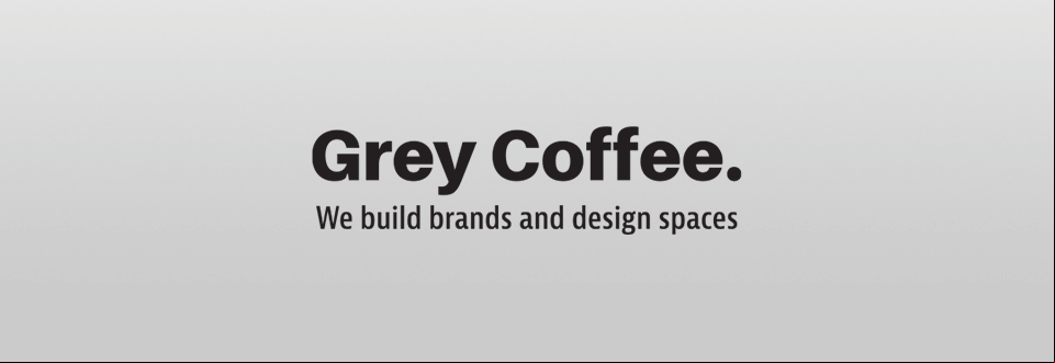 grey coffee review logo