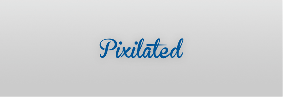 pixilated logo