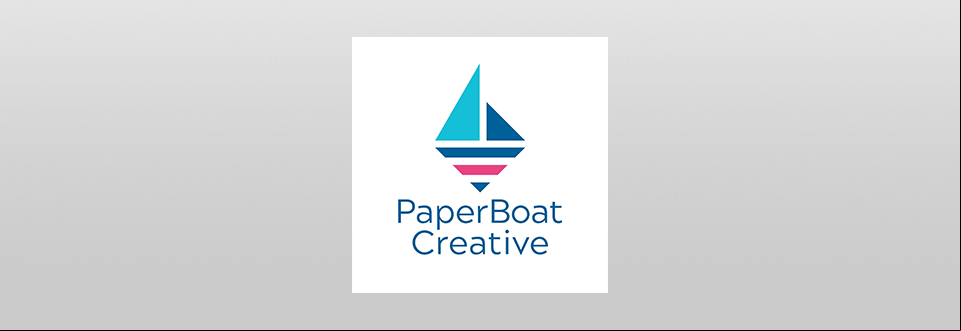 paper boat creative logo