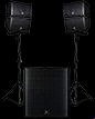 proreck club 4000 powered pa speakers