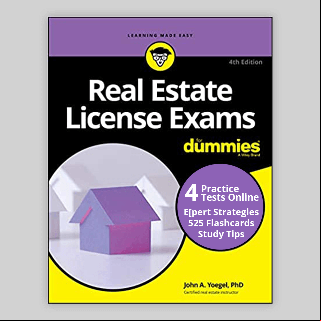 real estate license exams for dummies book