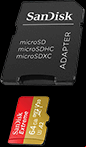 sandisk micro sd card dji osmo action accessory