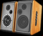 wohome bt-106 budget powered speakers for turntable