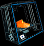 x5sa pro core xy 3d printers