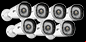 xvim 8ch 1080p security camera system for remote viewing
